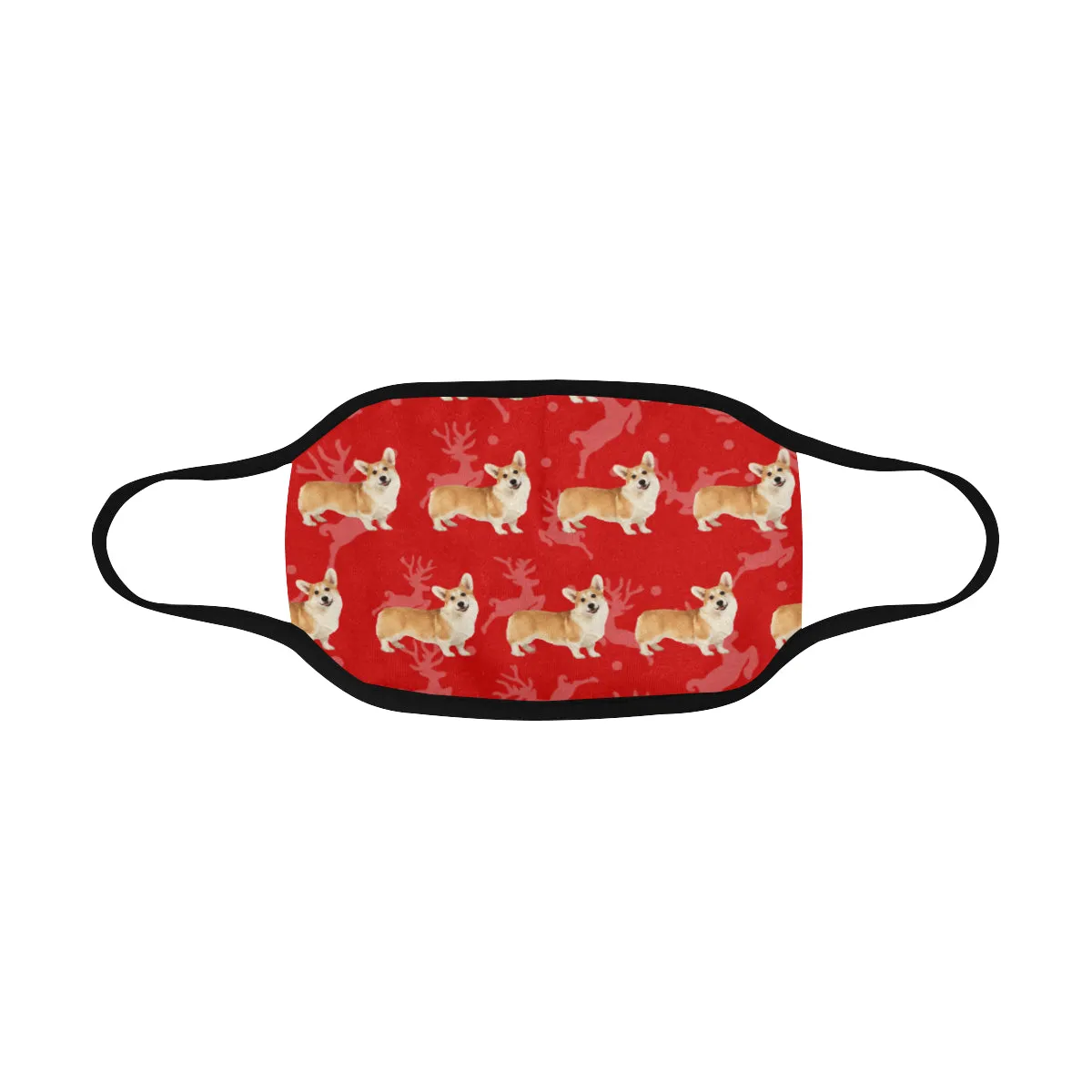 Corgi Face Cover - Holiday