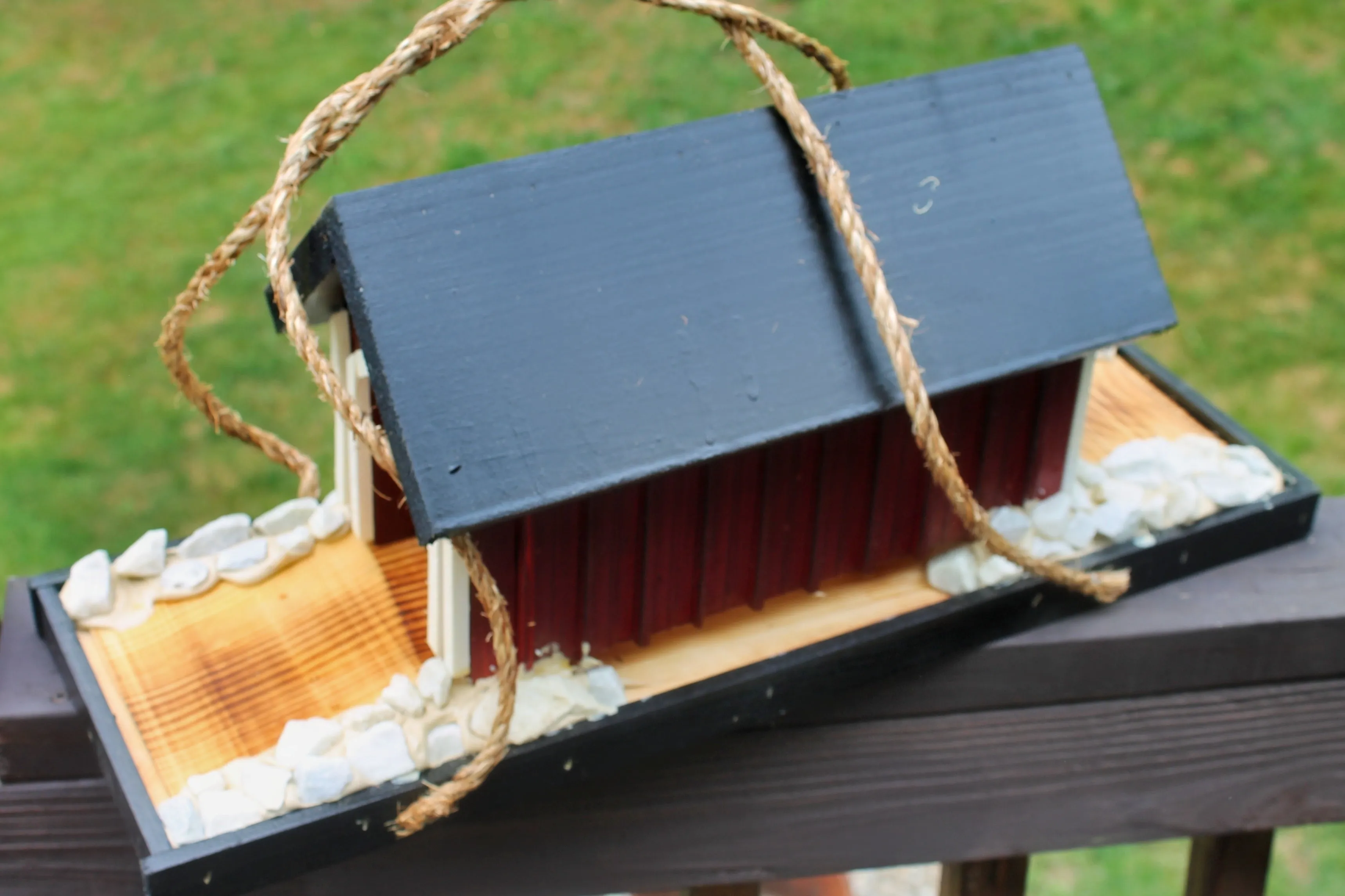 Covered Bridge Bird Feeder