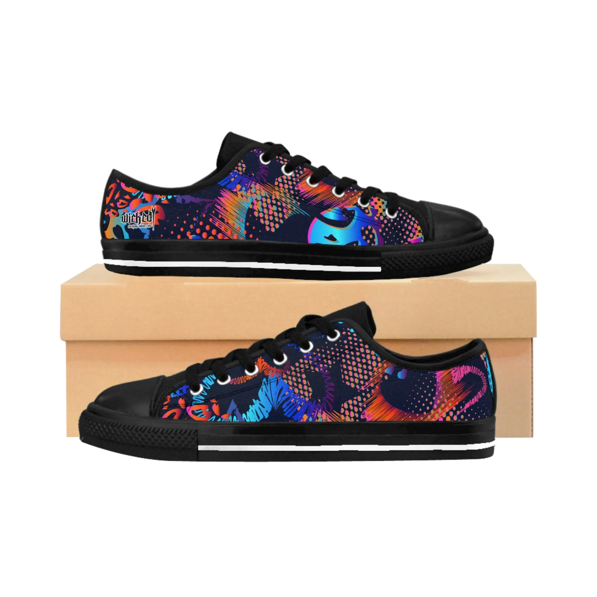 Crazy Hearts  Women's Sneakers
