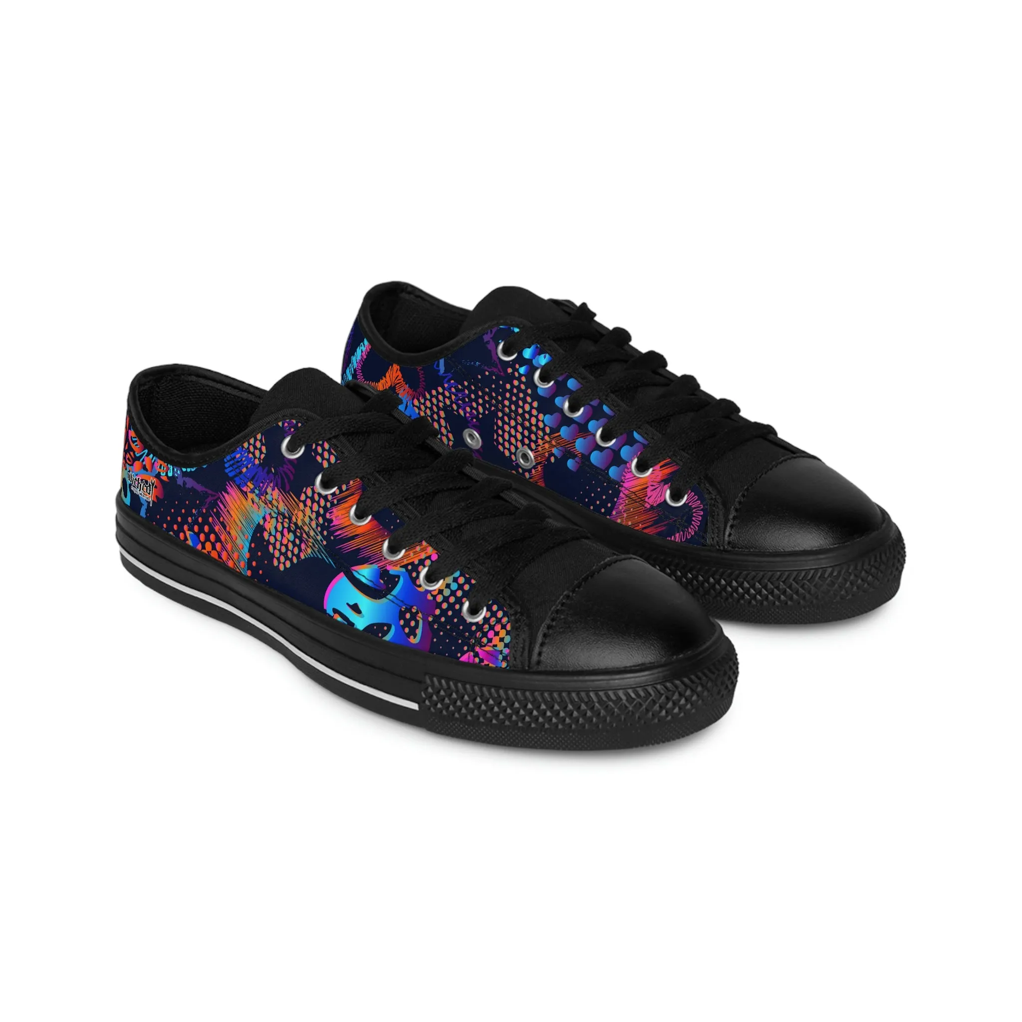 Crazy Hearts  Women's Sneakers