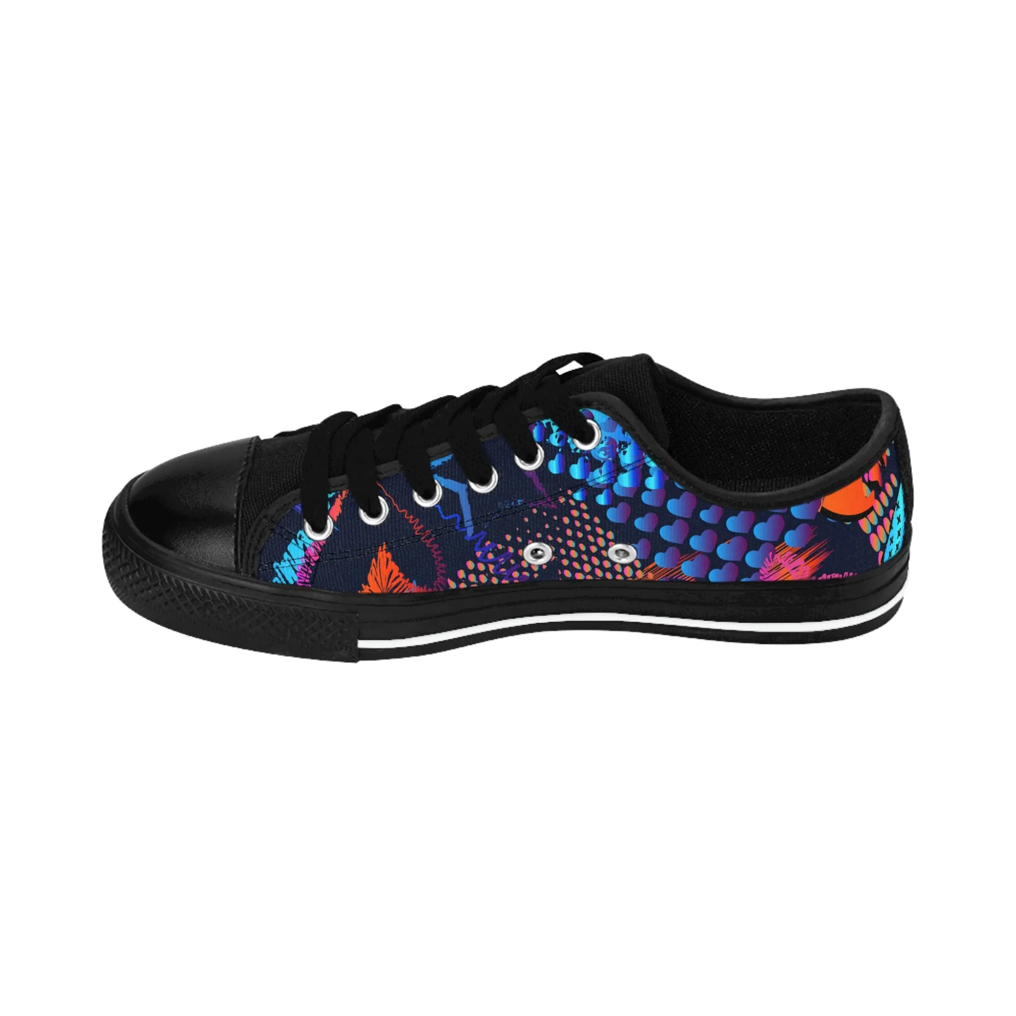 Crazy Hearts  Women's Sneakers