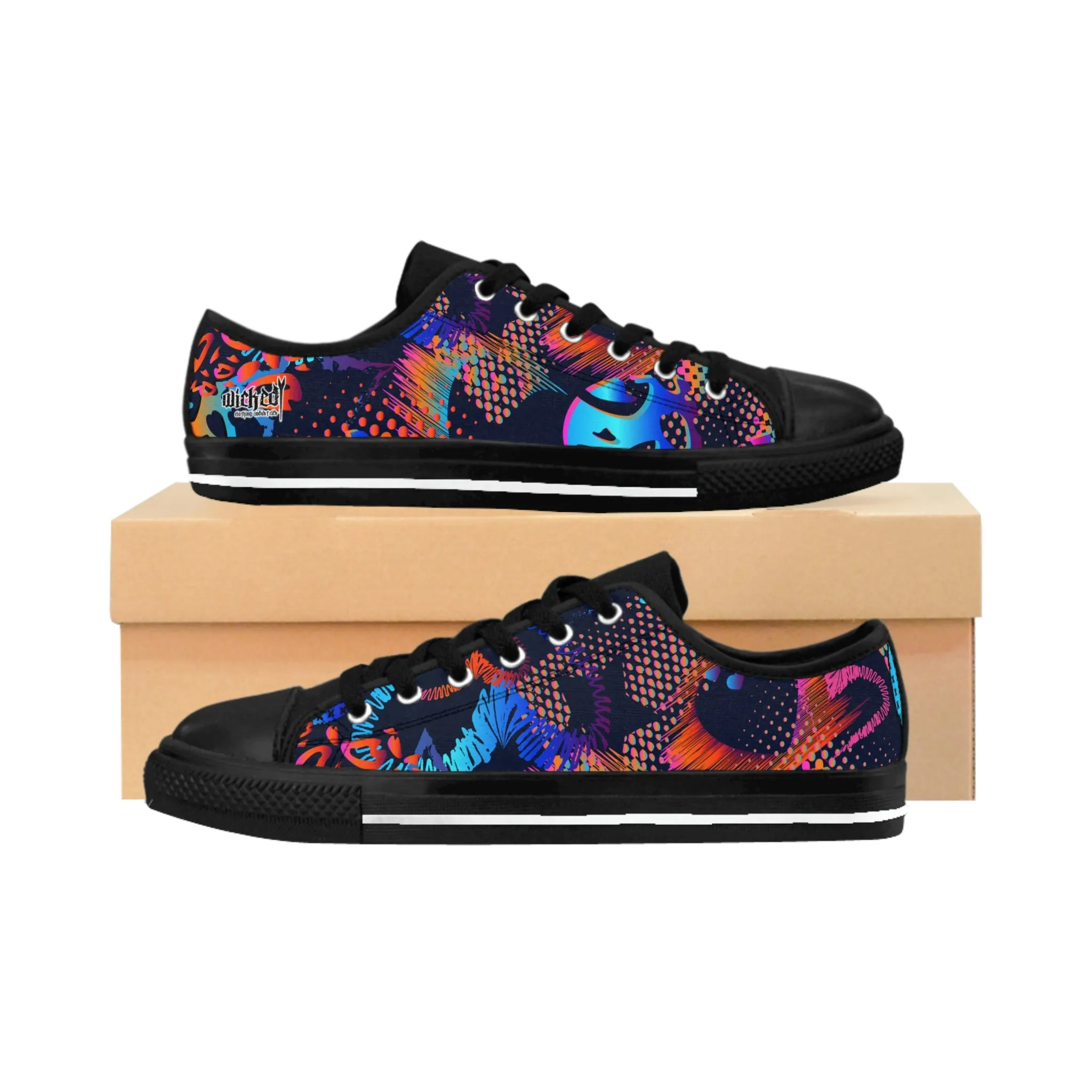 Crazy Hearts  Women's Sneakers