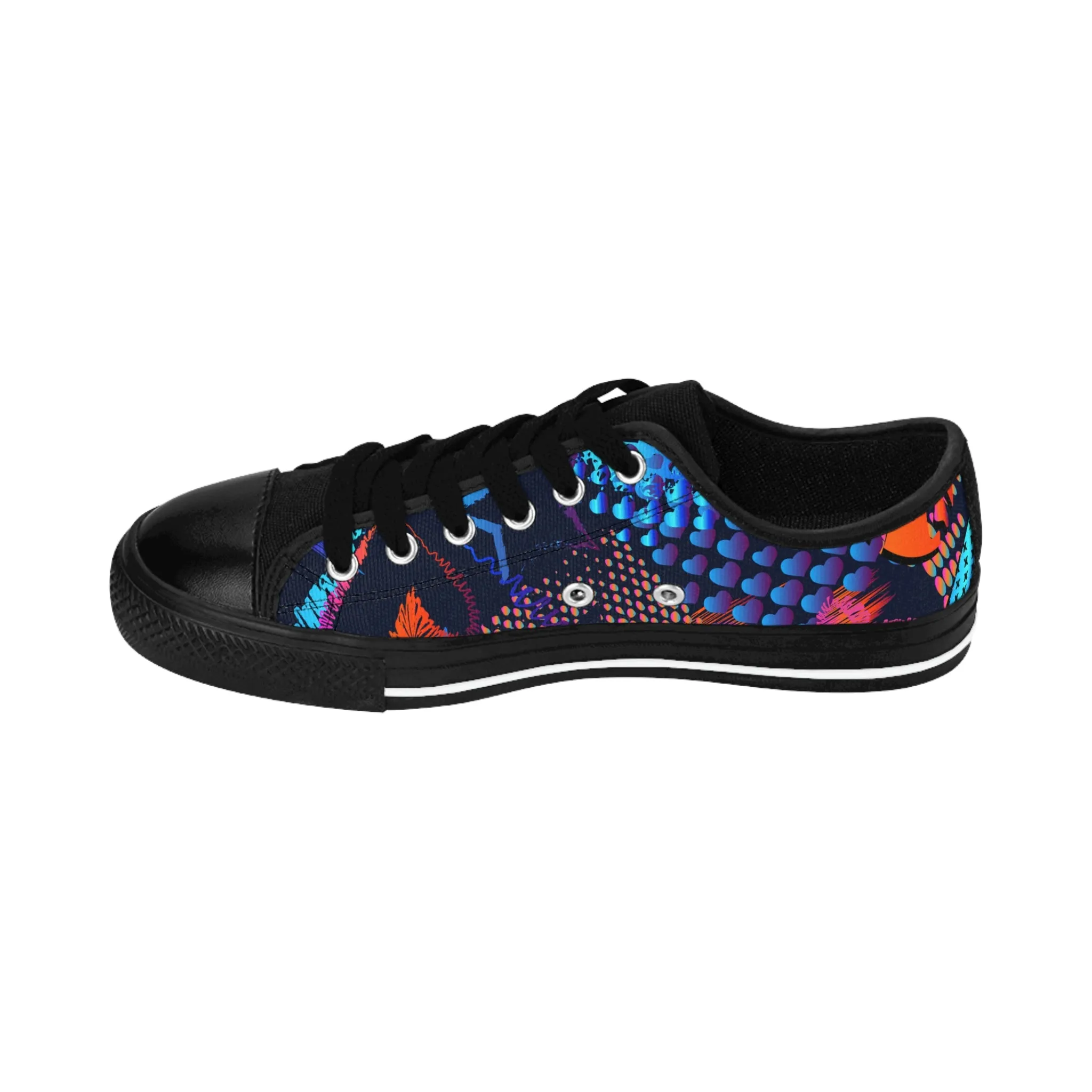 Crazy Hearts  Women's Sneakers