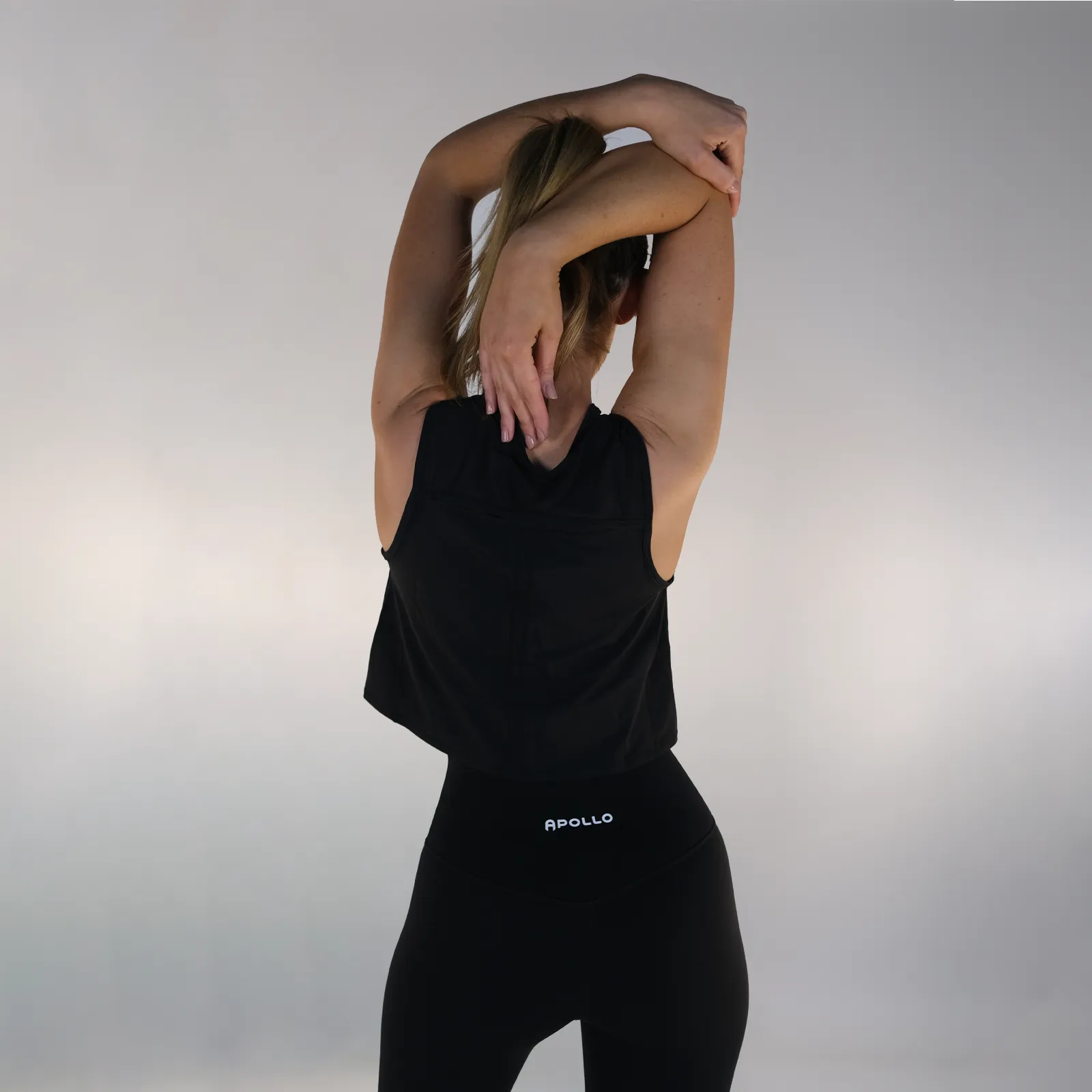 Cropped Training Vest - Black