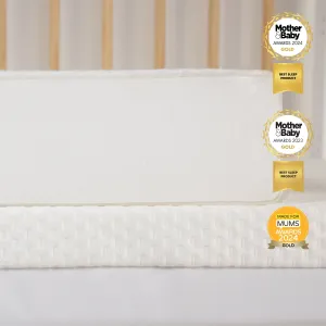 CuddleCo Lullaby Hypo-Allergenic Bamboo Foam Cot Bed Mattress 140 x 70cm