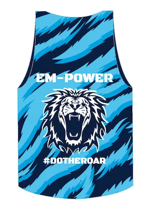 Custom Male Running Singlet - Em-Power