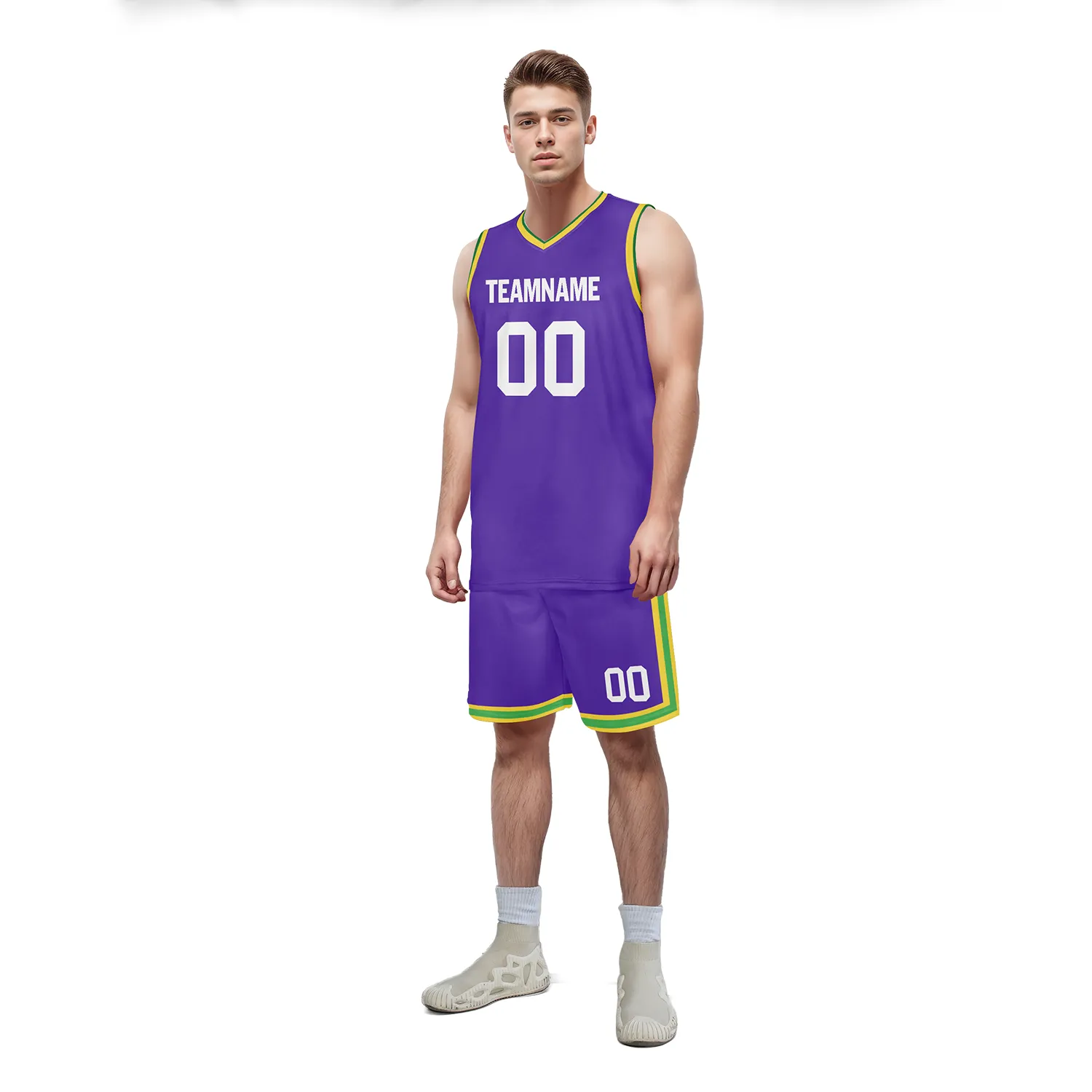 Custom Purple Classic Style Sports Uniform Basketball Jersey BBJ01-bd0a70d7