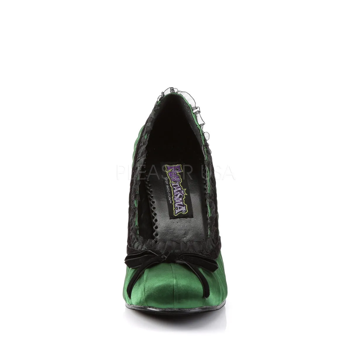 DAINTY-420  Green Satin