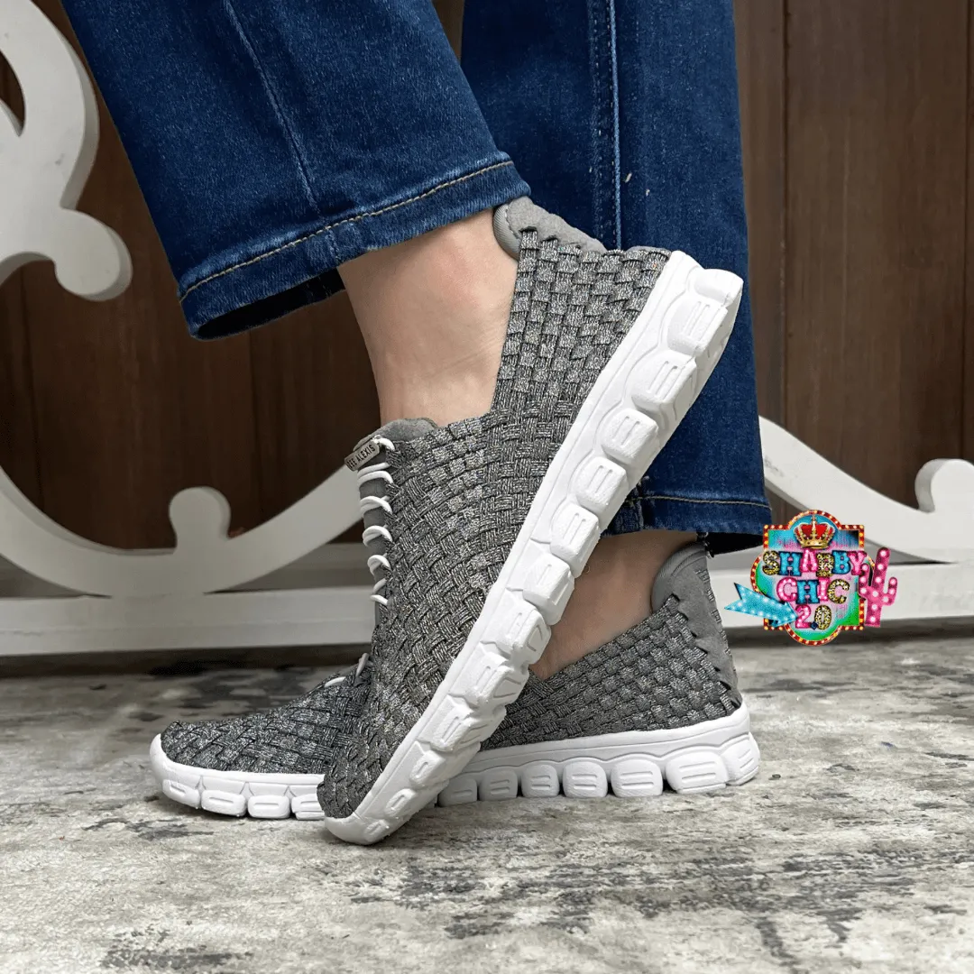 Danielle Tennis Shoes - Pewter