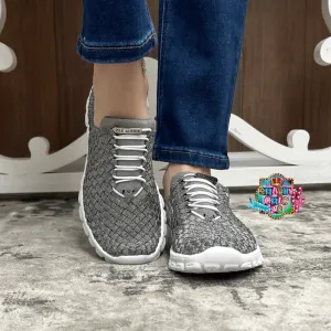 Danielle Tennis Shoes - Pewter