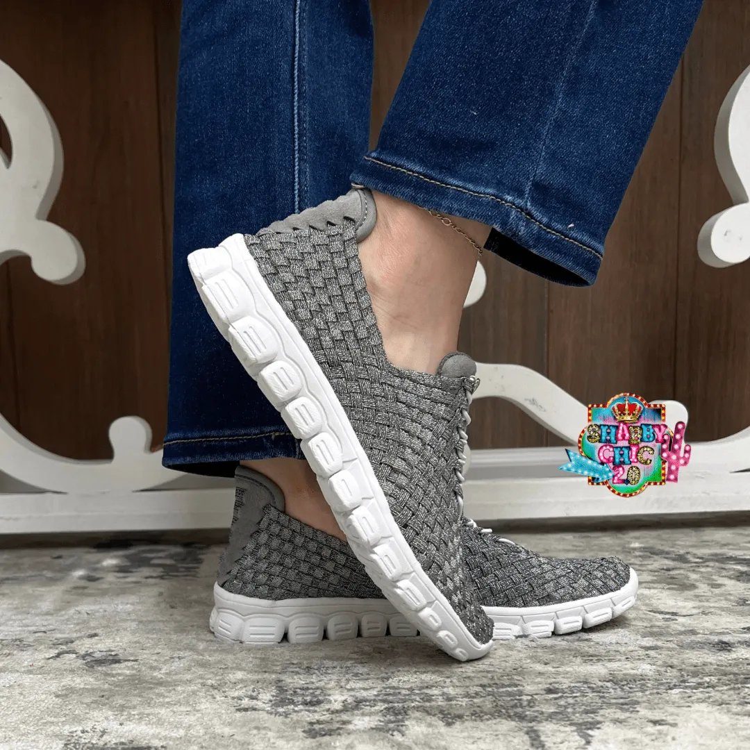 Danielle Tennis Shoes - Pewter