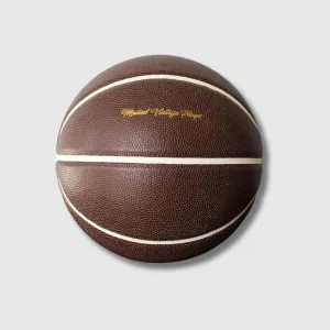 Dark Brown Leather Basketball