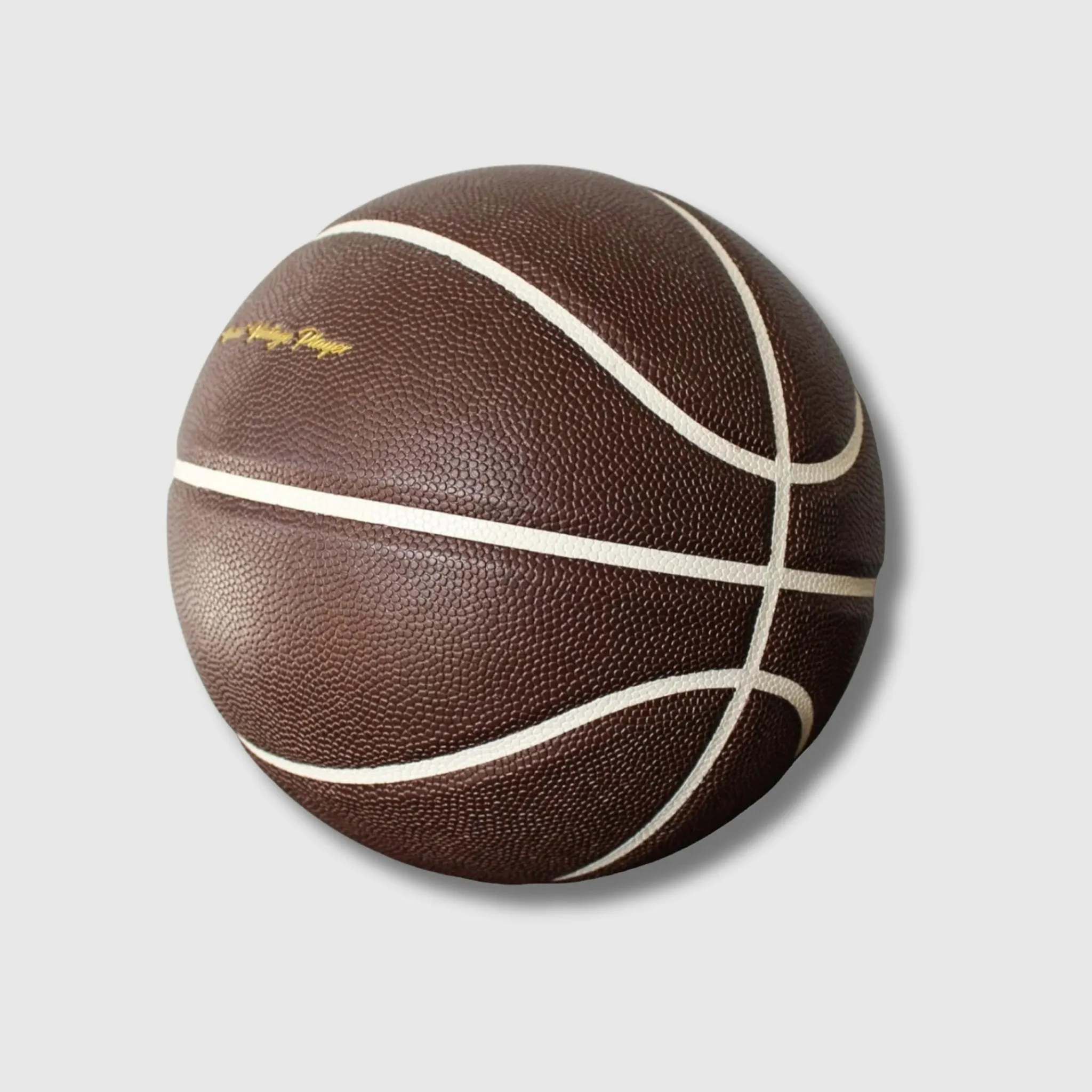 Dark Brown Leather Basketball