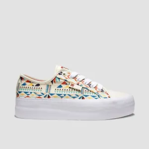 DC Manual Platform Shoes - Off White - Womens