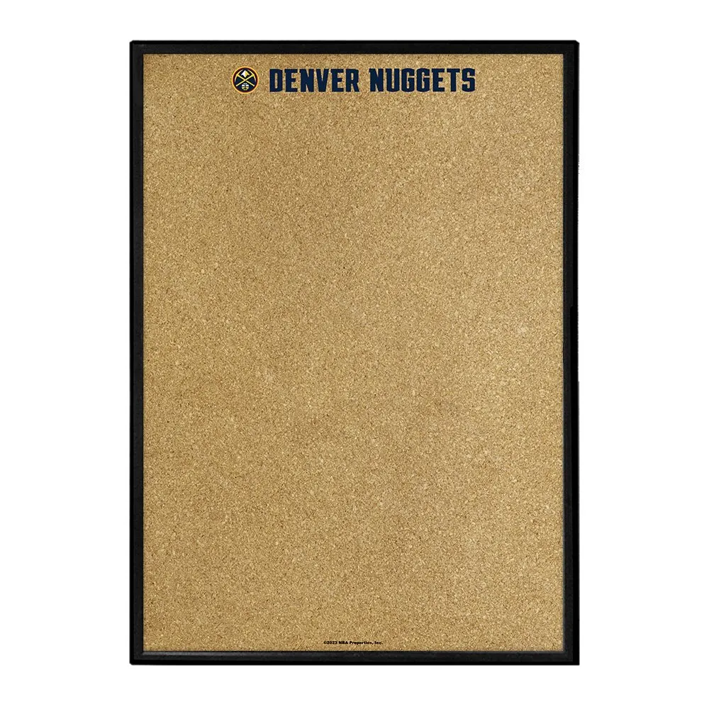 Denver Nuggets: Framed Corkboard