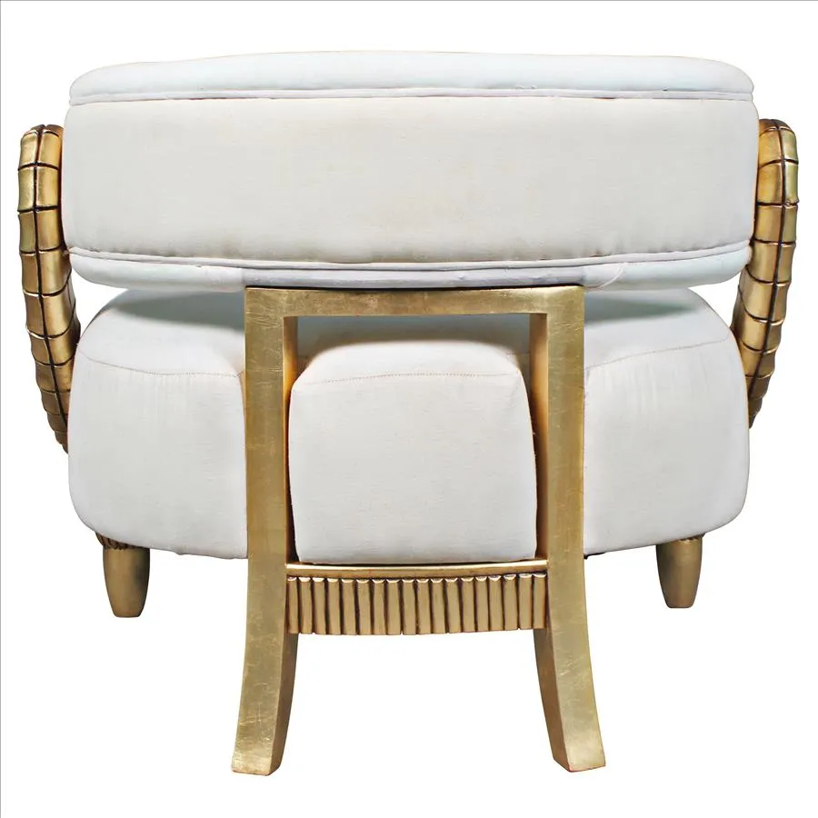 Design Toscano- Ammon Horn Contemporary Tub Chair