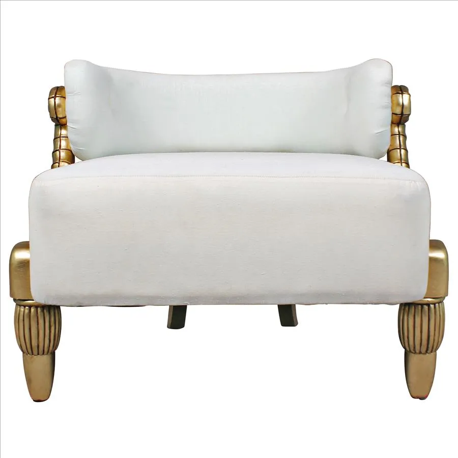 Design Toscano- Ammon Horn Contemporary Tub Chair