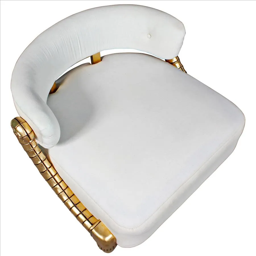 Design Toscano- Ammon Horn Contemporary Tub Chair