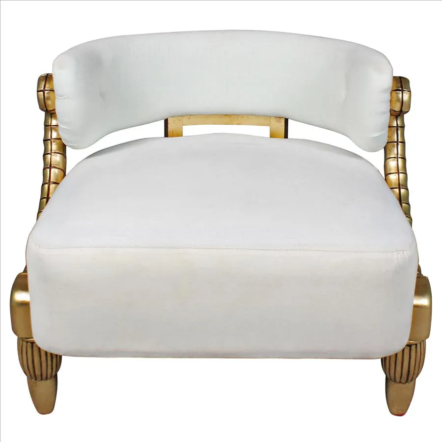 Design Toscano- Ammon Horn Contemporary Tub Chair