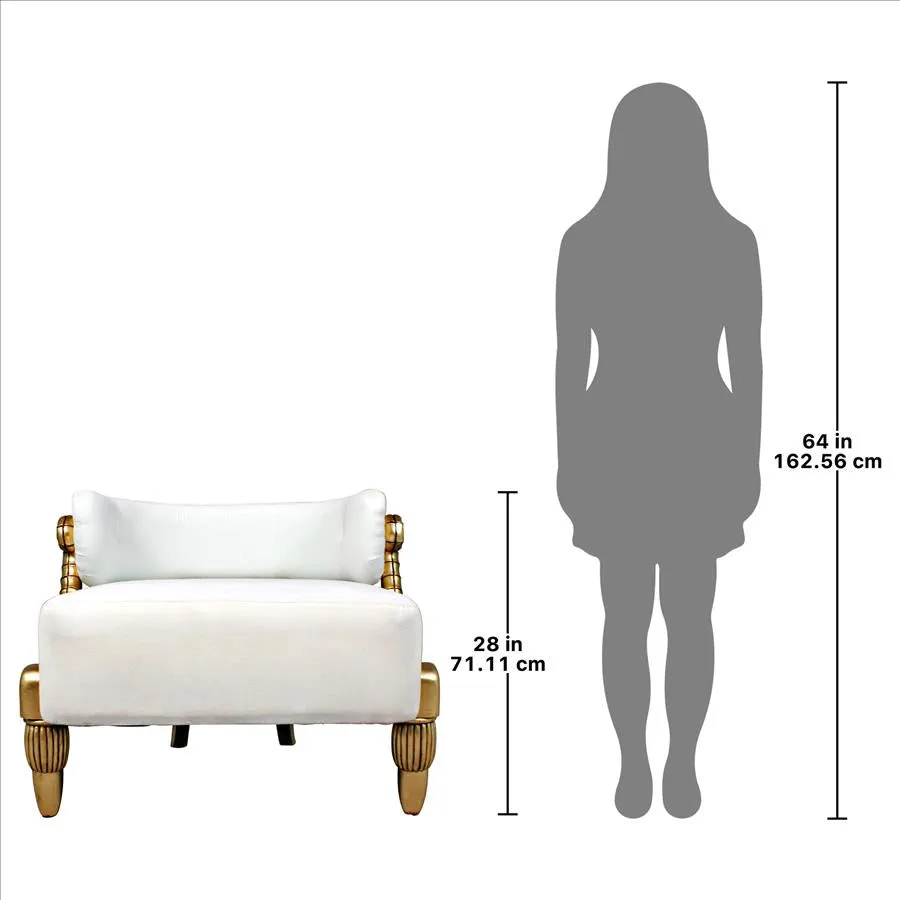 Design Toscano- Ammon Horn Contemporary Tub Chair