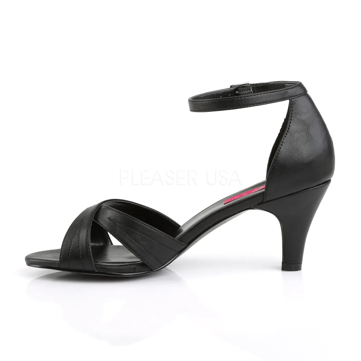 DIVINE-435  Black Faux Leather