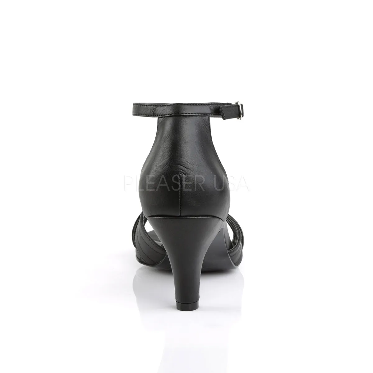 DIVINE-435  Black Faux Leather