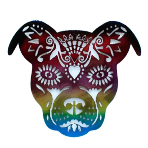 Dog Sugar Candy Skull