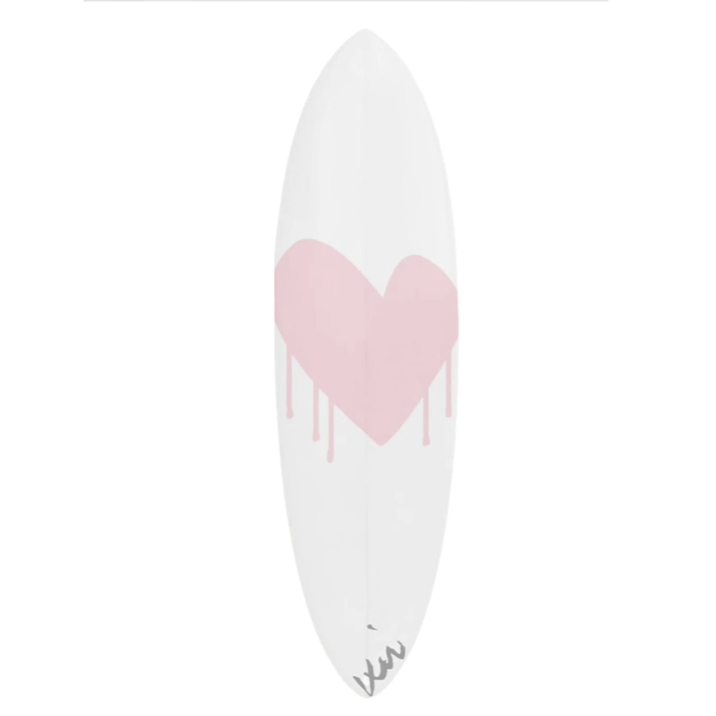 Drippy Heart Rare Love Surfboard