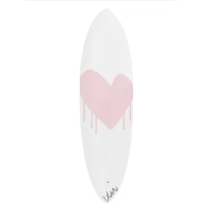 Drippy Heart Rare Love Surfboard