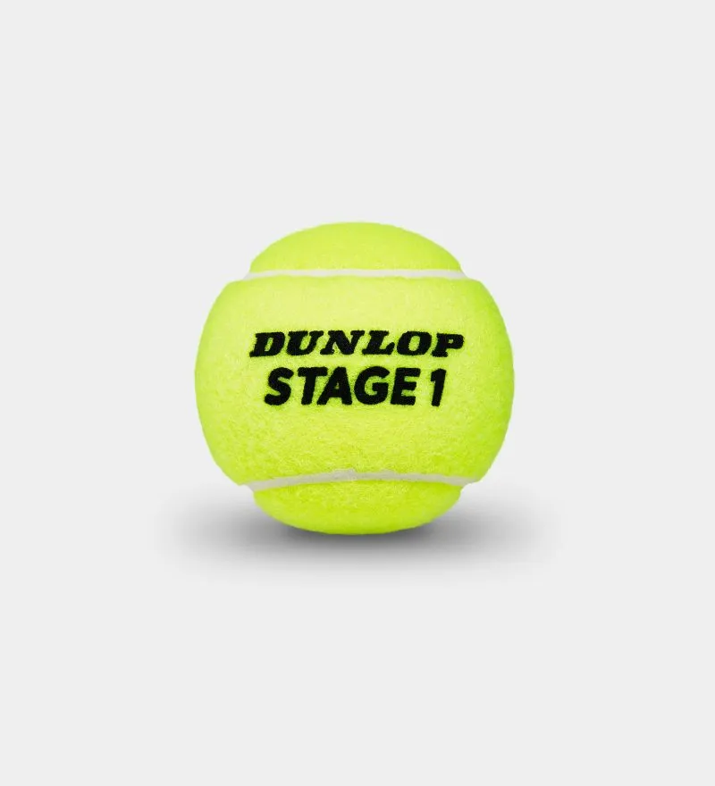 Dunlop Stage 1 Green 4 Ball Can