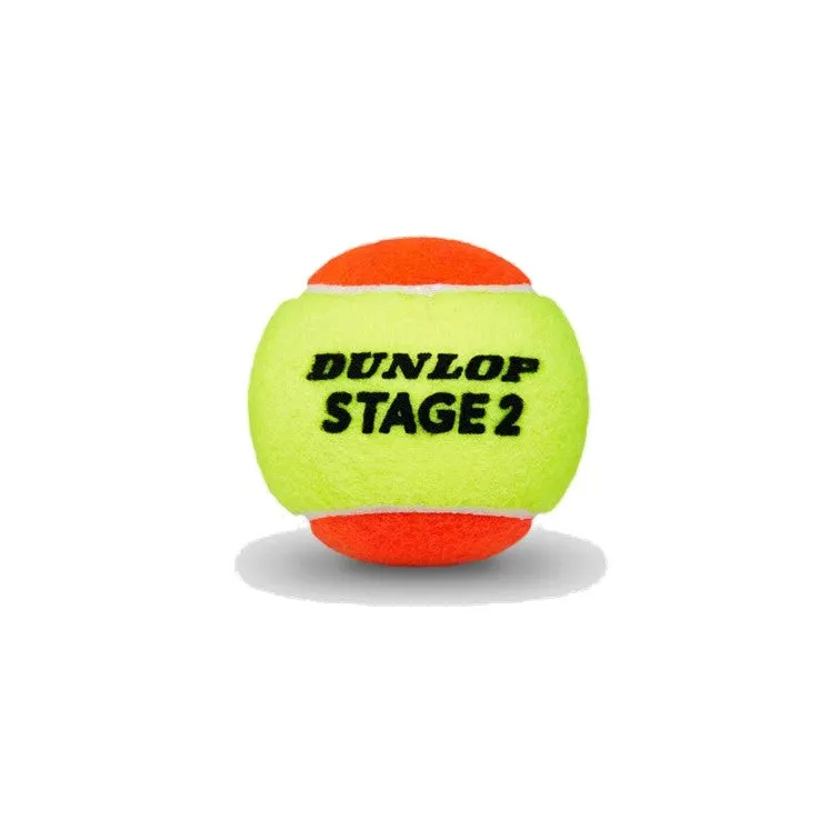 Dunlop Stage 2 Orange Tennis Balls 3-Pack