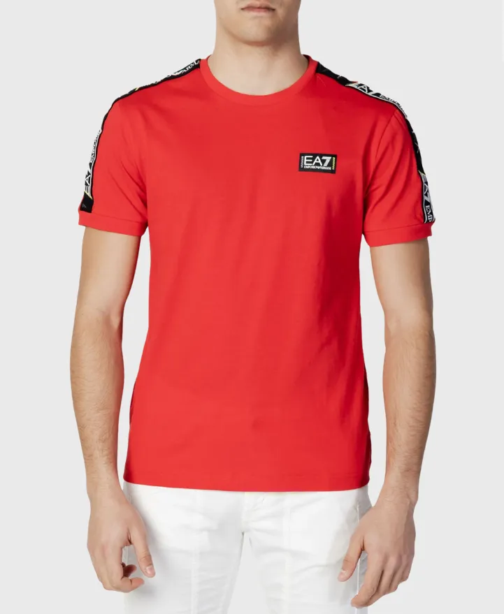 EA7 Emporio Armani 3RPT06 Jersey T-Shirt Racing Red