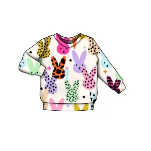 Easter Bunny Cream Long Sleeve Top