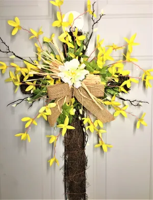 Easter Cross 22 x 18" Holiday