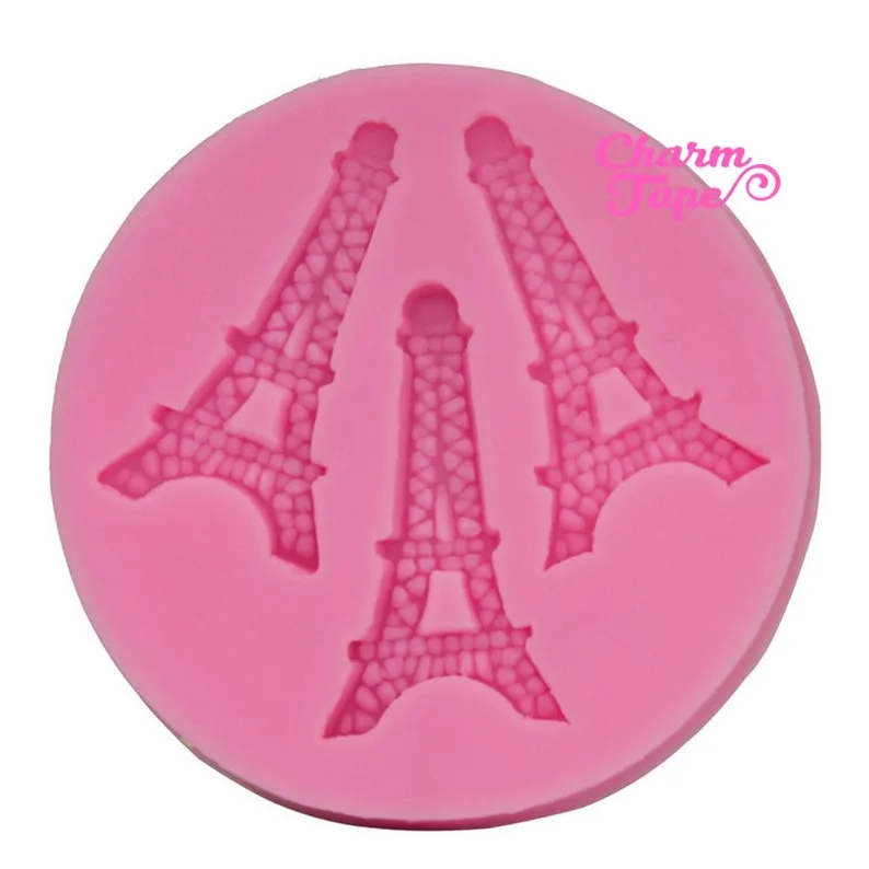Eiffel Tower Food Graded Silicone Mold for Resin, Fondant, French Theme Cake Decorating Supplies H1927