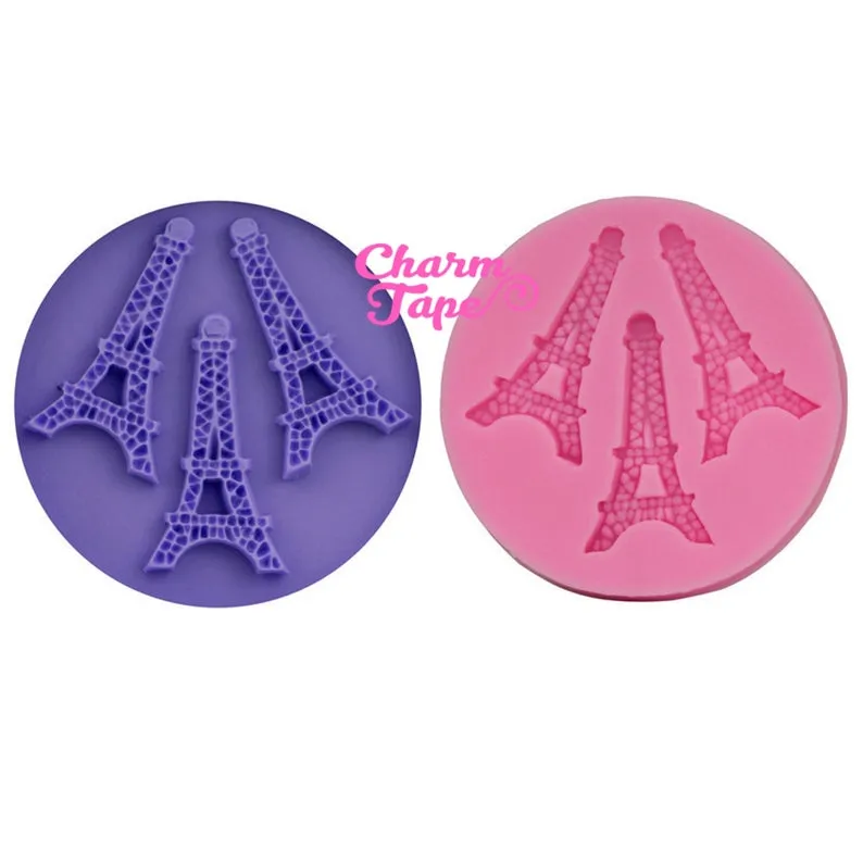 Eiffel Tower Food Graded Silicone Mold for Resin, Fondant, French Theme Cake Decorating Supplies H1927