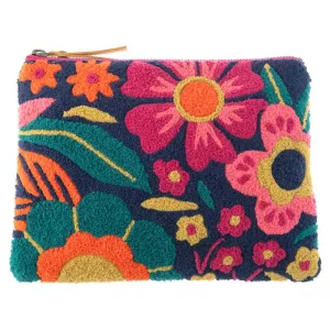 Embroidered Floral Carry All