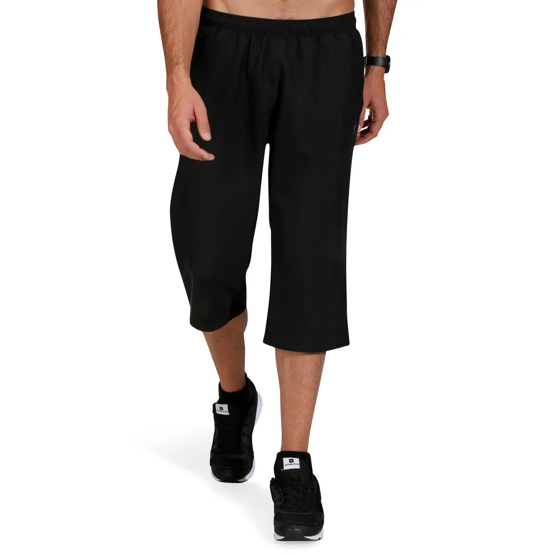 Energy Fitness Cropped Bottoms - Black