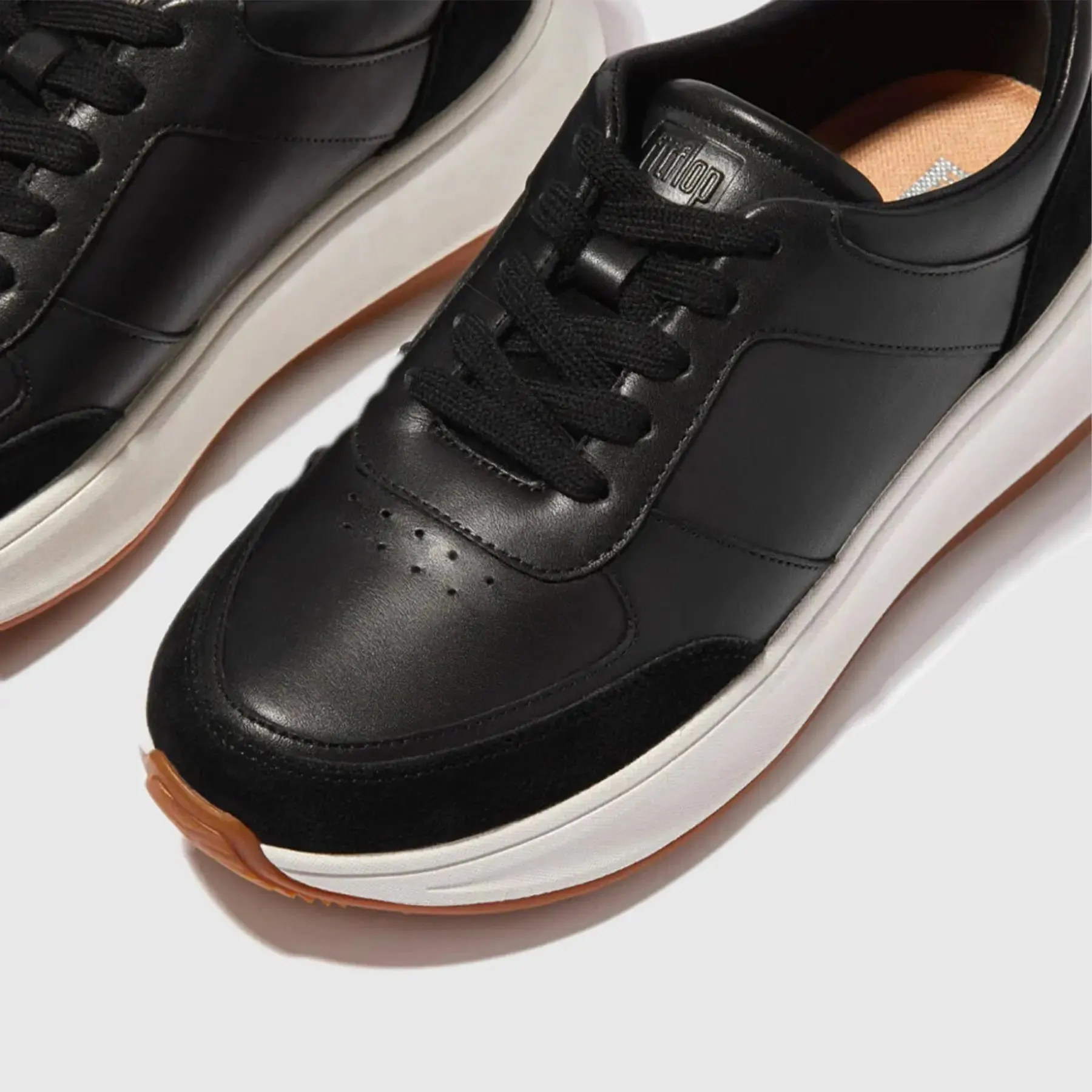 F-Mode L/S Black Comfort Sneakers FR1-001