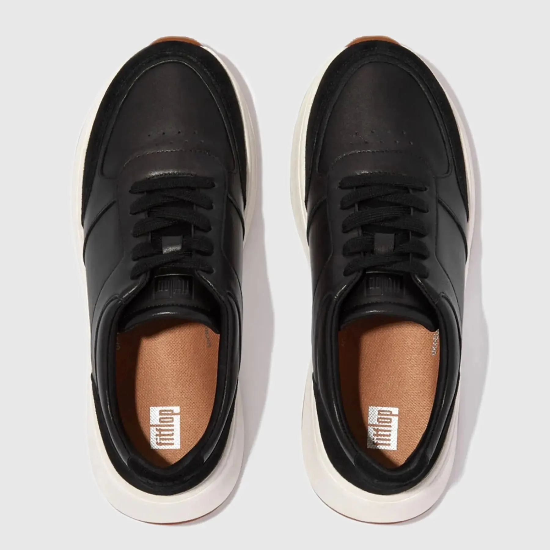F-Mode L/S Black Comfort Sneakers FR1-001