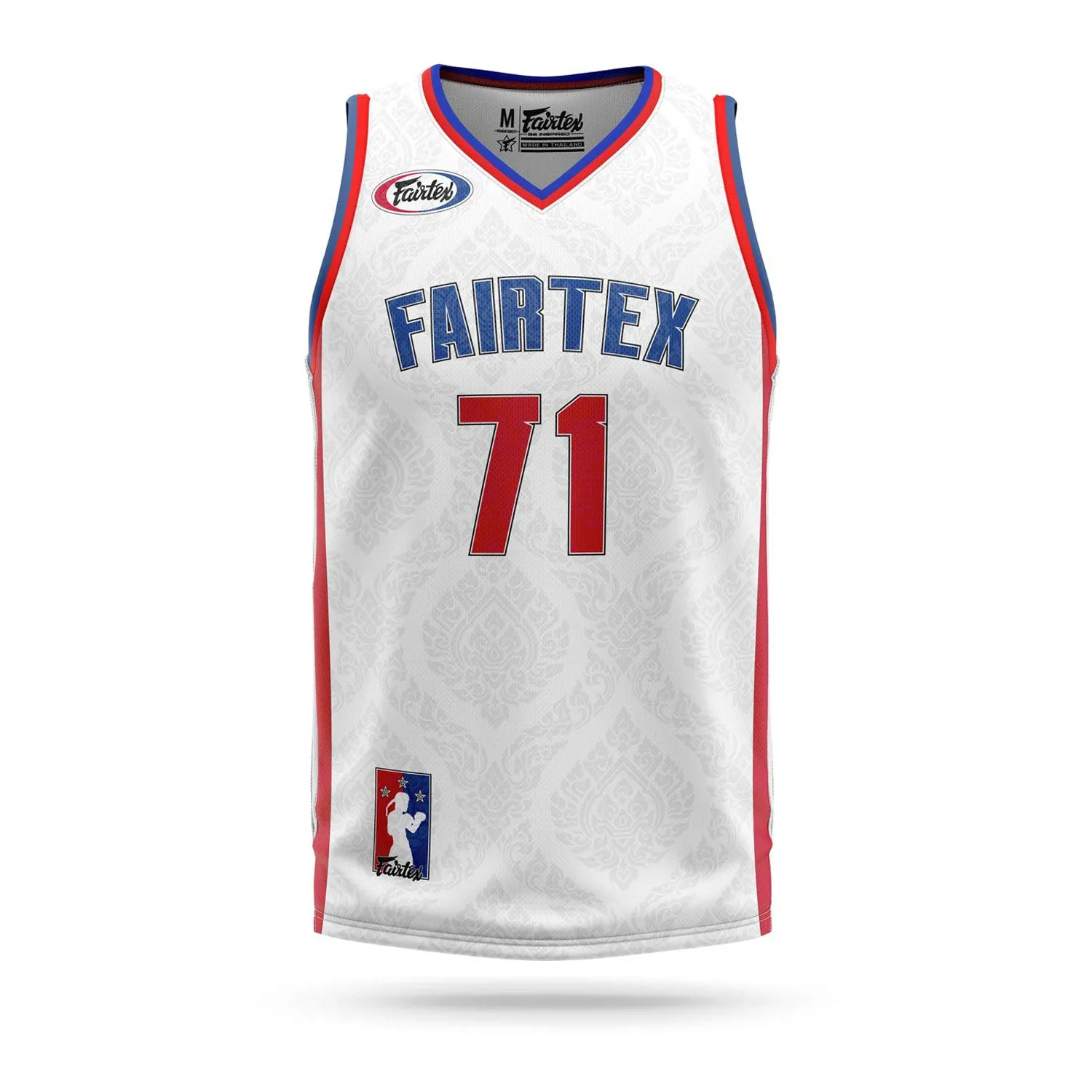FAIRTEX BASKETBALL JERSEY-WHITE