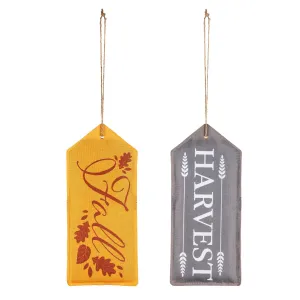 Fall Harvest Reversible Door Tag,2dt1773fb