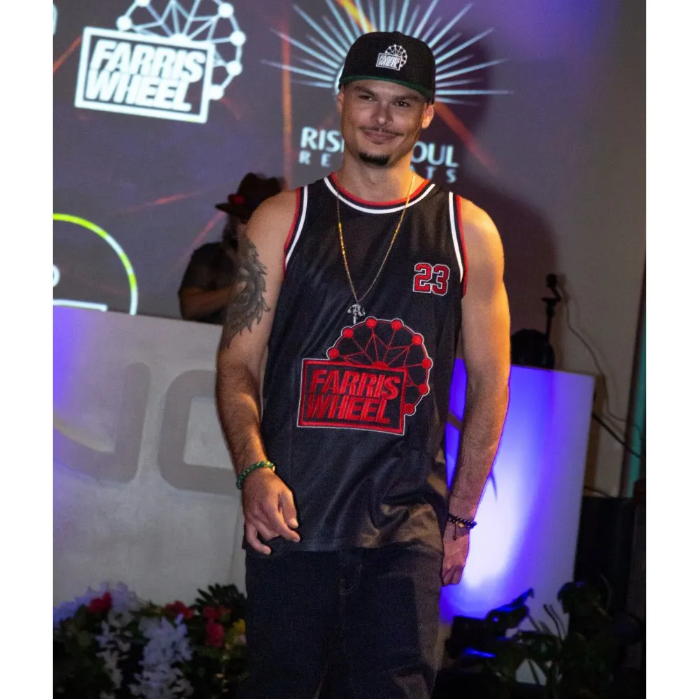 Farris Wheel Black Basketball Jersey