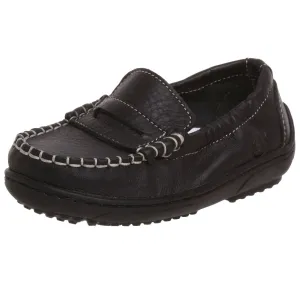 *FINAL SALE* Polo - Black with White stitching