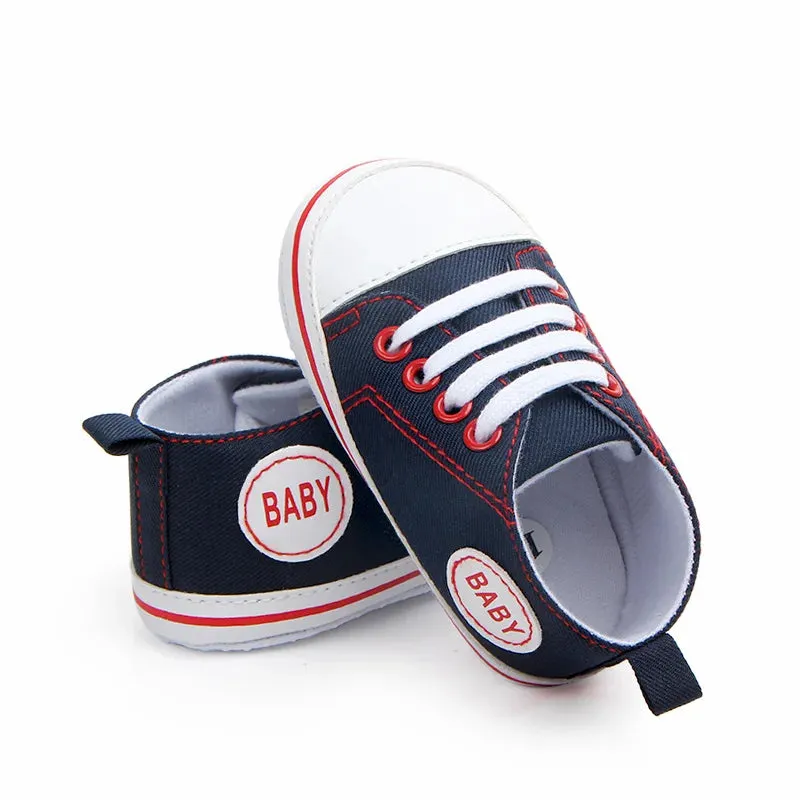 First Walkers Canvas Sneakers för barn i multivariant