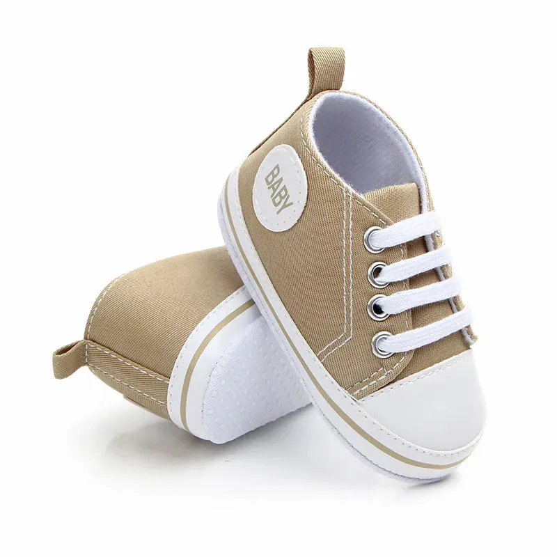 First Walkers Canvas Sneakers för barn i multivariant