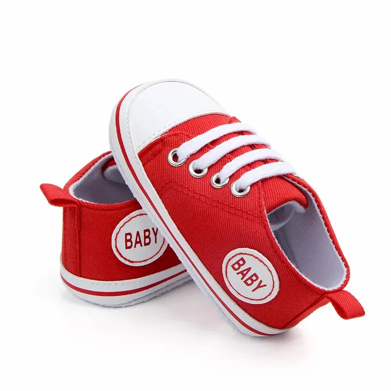 First Walkers Canvas Sneakers för barn i multivariant