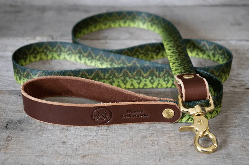 Fixed Length - Fish & Upland Print Dog Leash - Wholesale