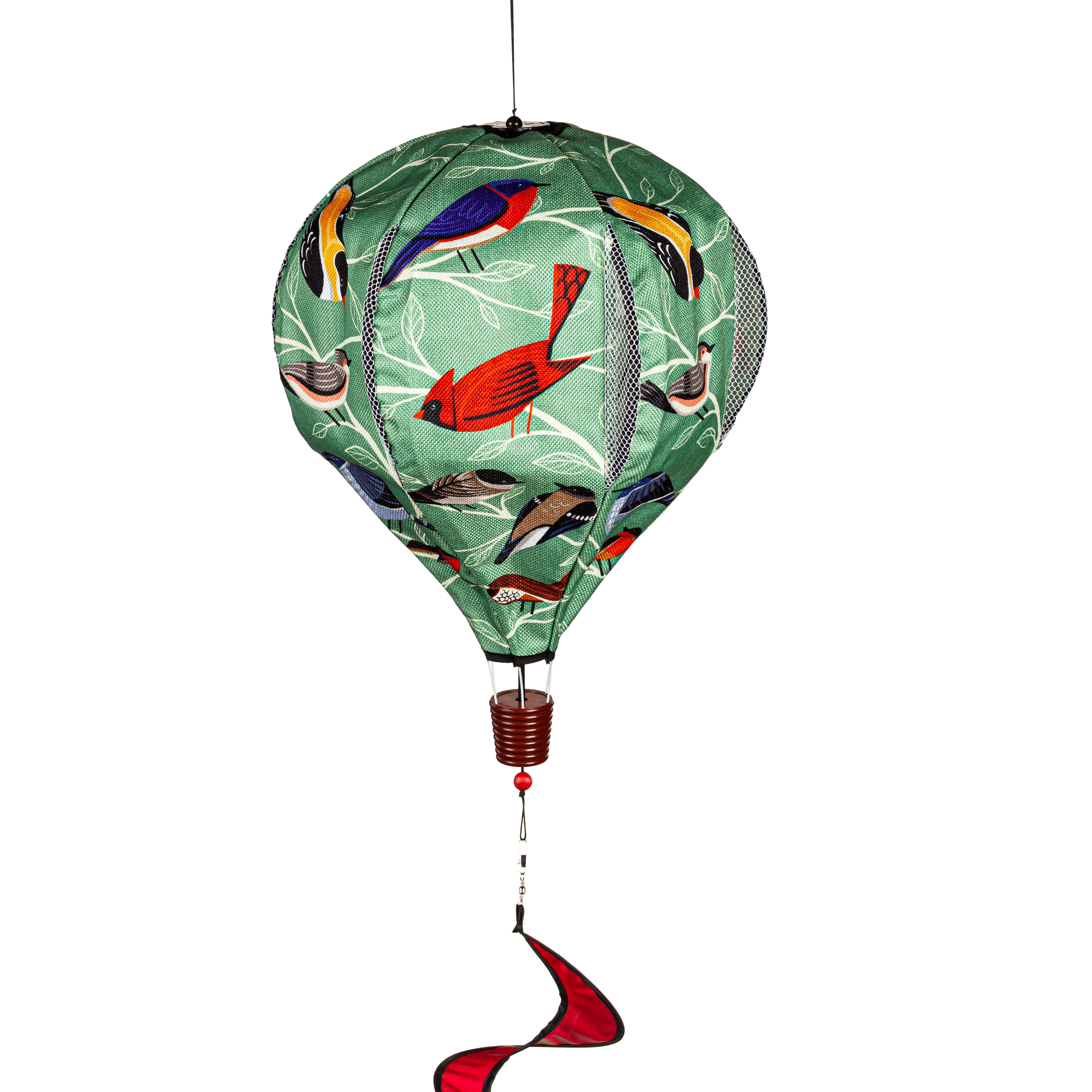 Flock Together Burlap Balloon Spinner,45bb474