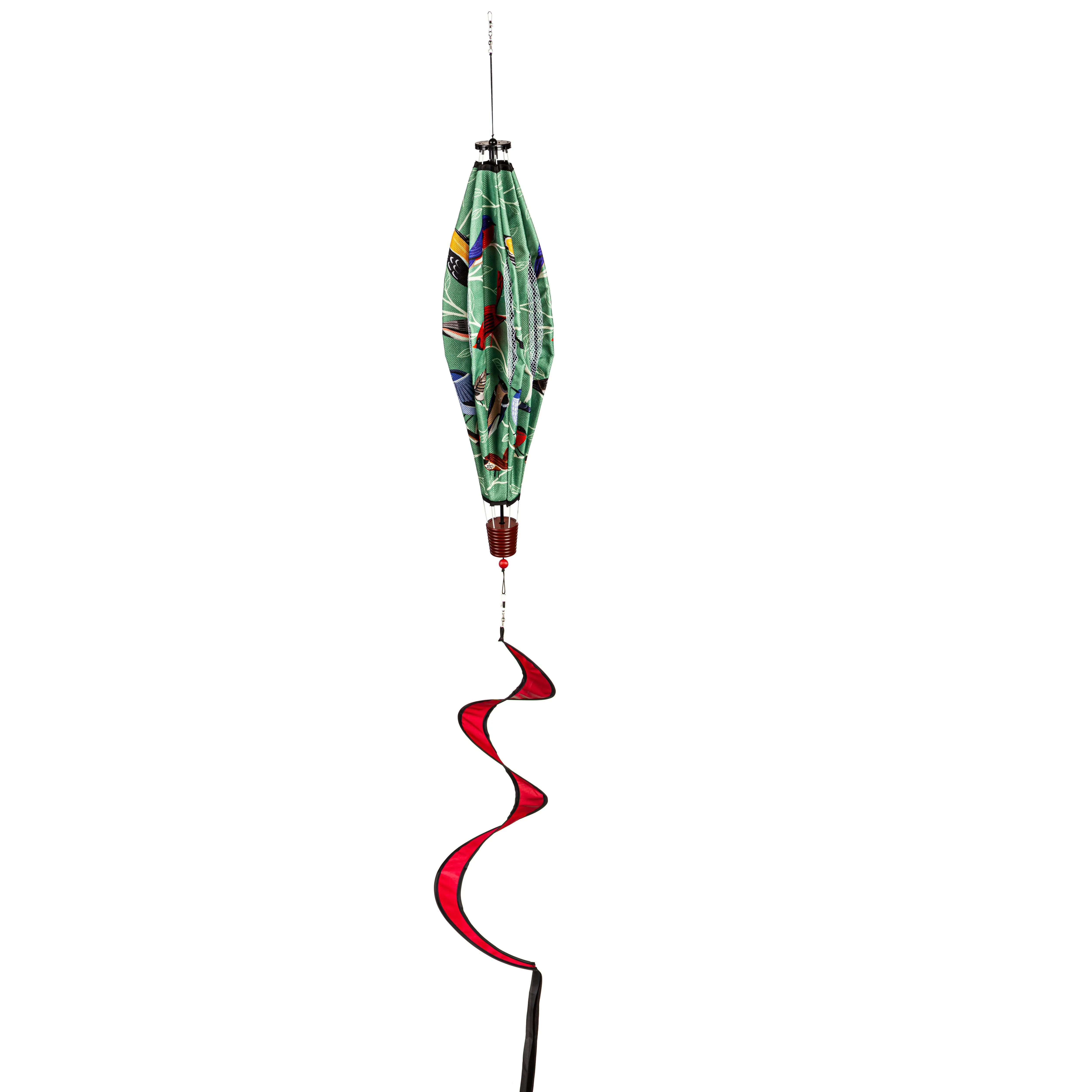 Flock Together Burlap Balloon Spinner,45bb474